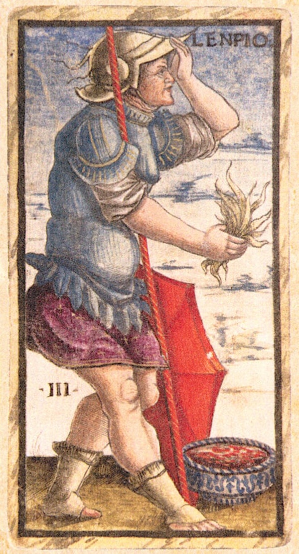 Card from Sola Busca tarot deck