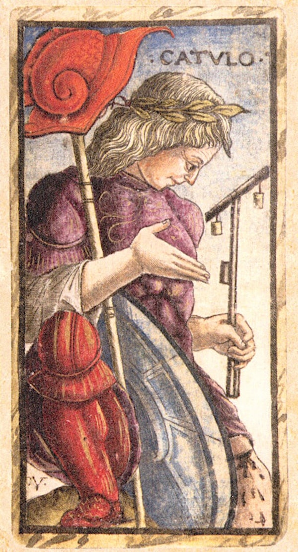 Card from Sola Busca tarot deck
