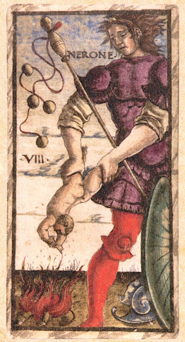 Card from Sola Busca tarot deck