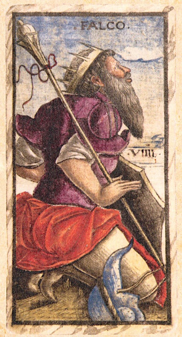 Card from Sola Busca tarot deck