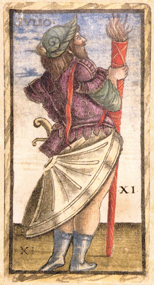 Card from Sola Busca tarot deck