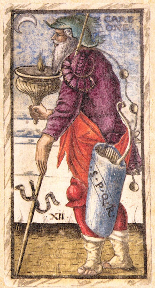 Card from Sola Busca tarot deck