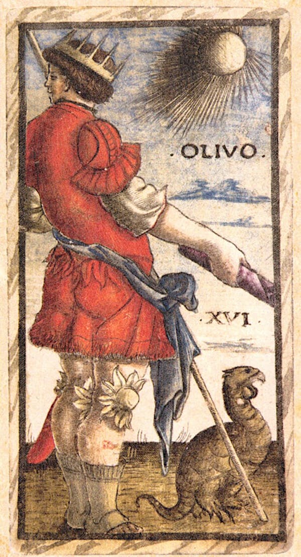 Card from Sola Busca tarot deck