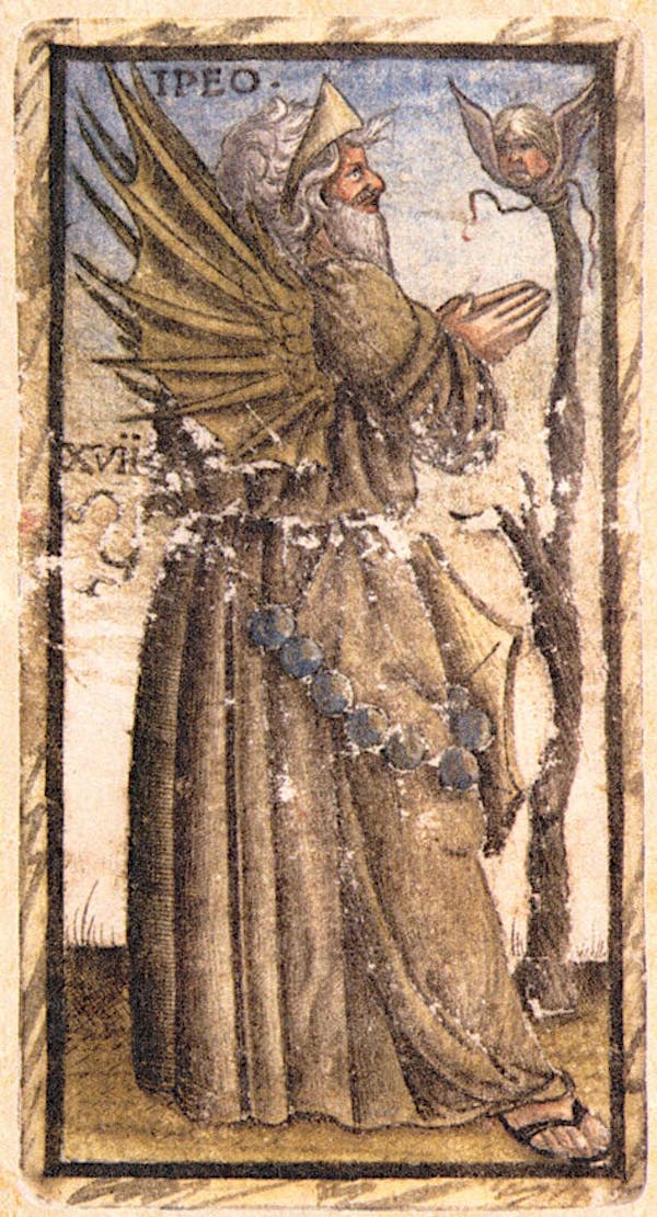 Card from Sola Busca tarot deck