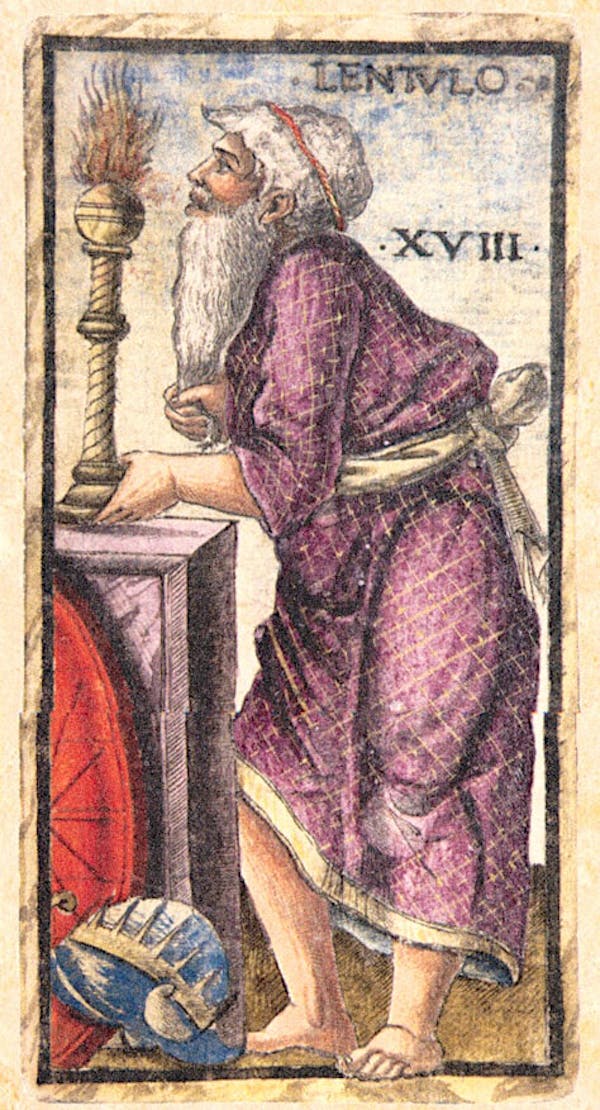 Card from Sola Busca tarot deck