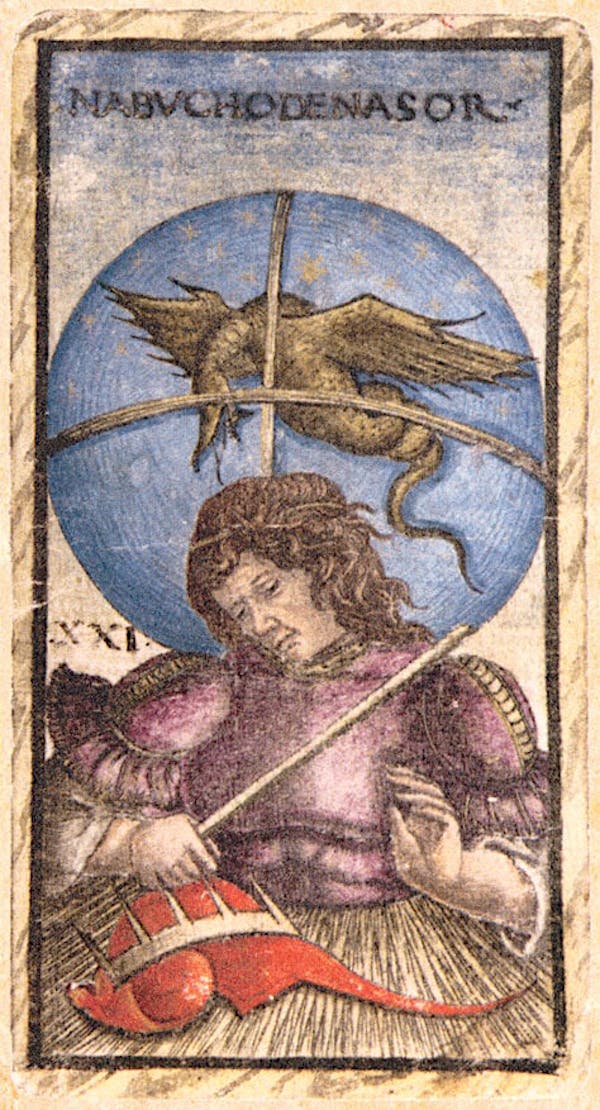 Card from Sola Busca tarot deck