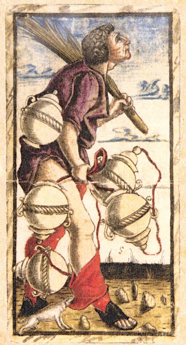 Card from Sola Busca tarot deck