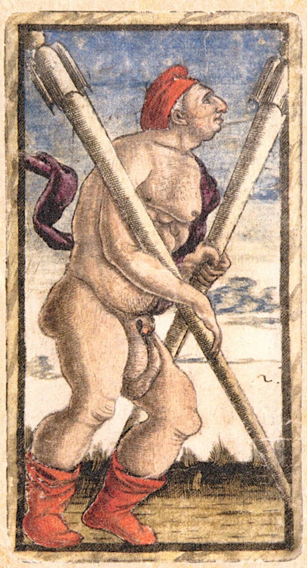 Card from Sola Busca tarot deck