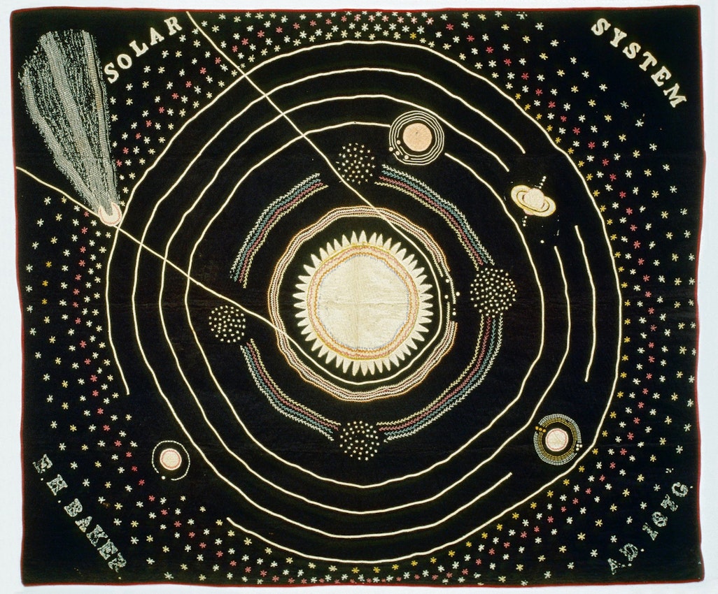 Ellen Harding Baker's solar system quilt