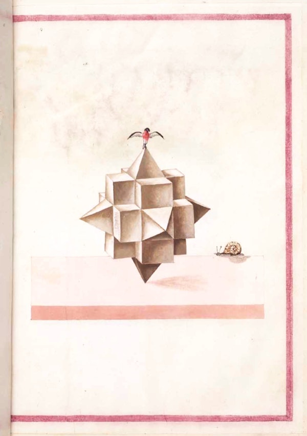 watercolor geometrical illustration