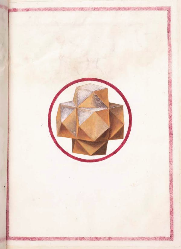 watercolor geometrical illustration