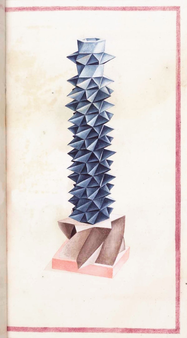 watercolor geometrical illustration