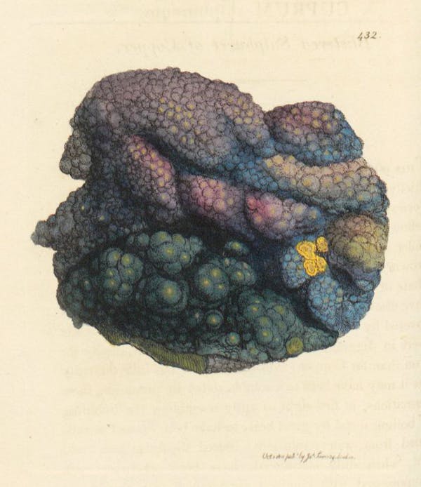 Illustration of minerals by Sowerby