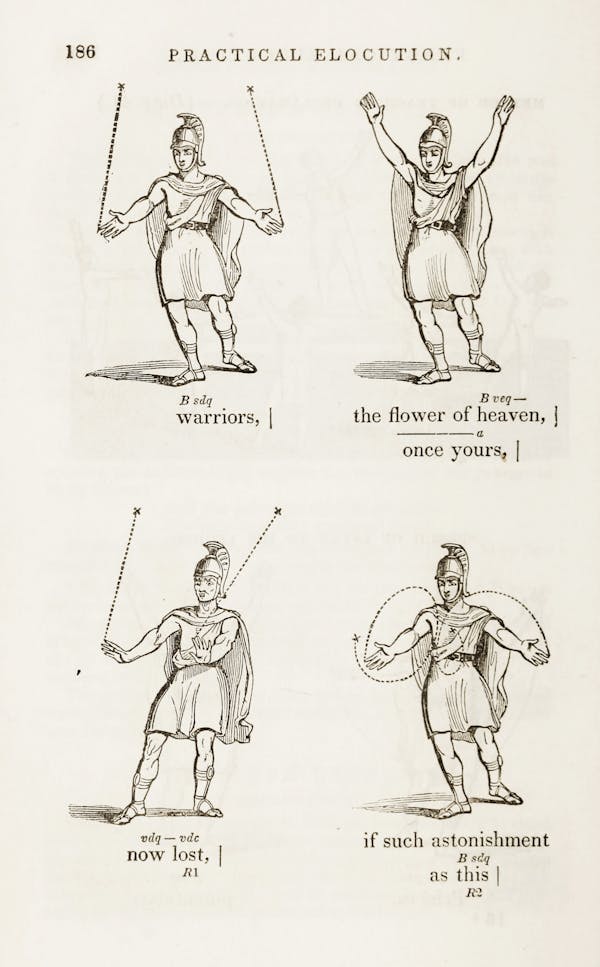 Elocutionary diagram of Satin’s speech from Paradise Lost