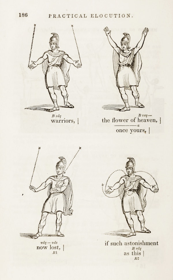 Elocutionary diagram of Satin’s speech from Paradise Lost