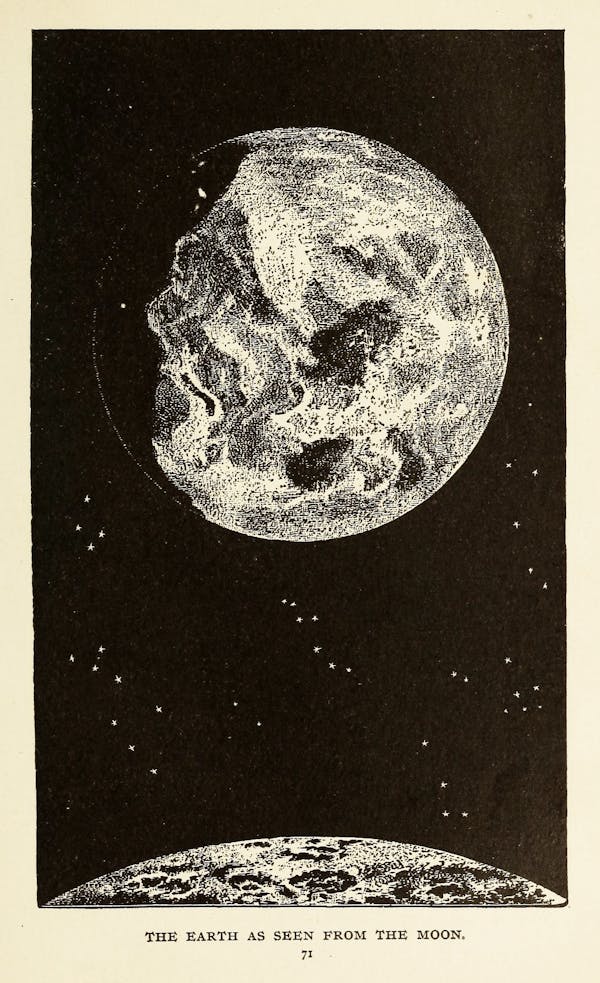 Illustration from Agnes Giberne's The Story of the Sun, Moon, and Stars