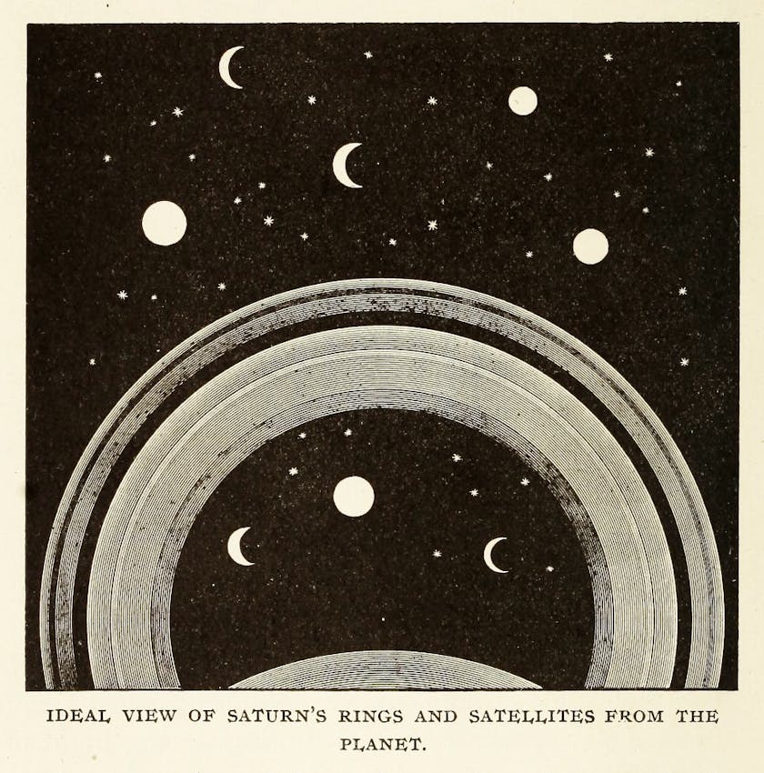 Illustration from Agnes Giberne's The Story of the Sun, Moon, and Stars