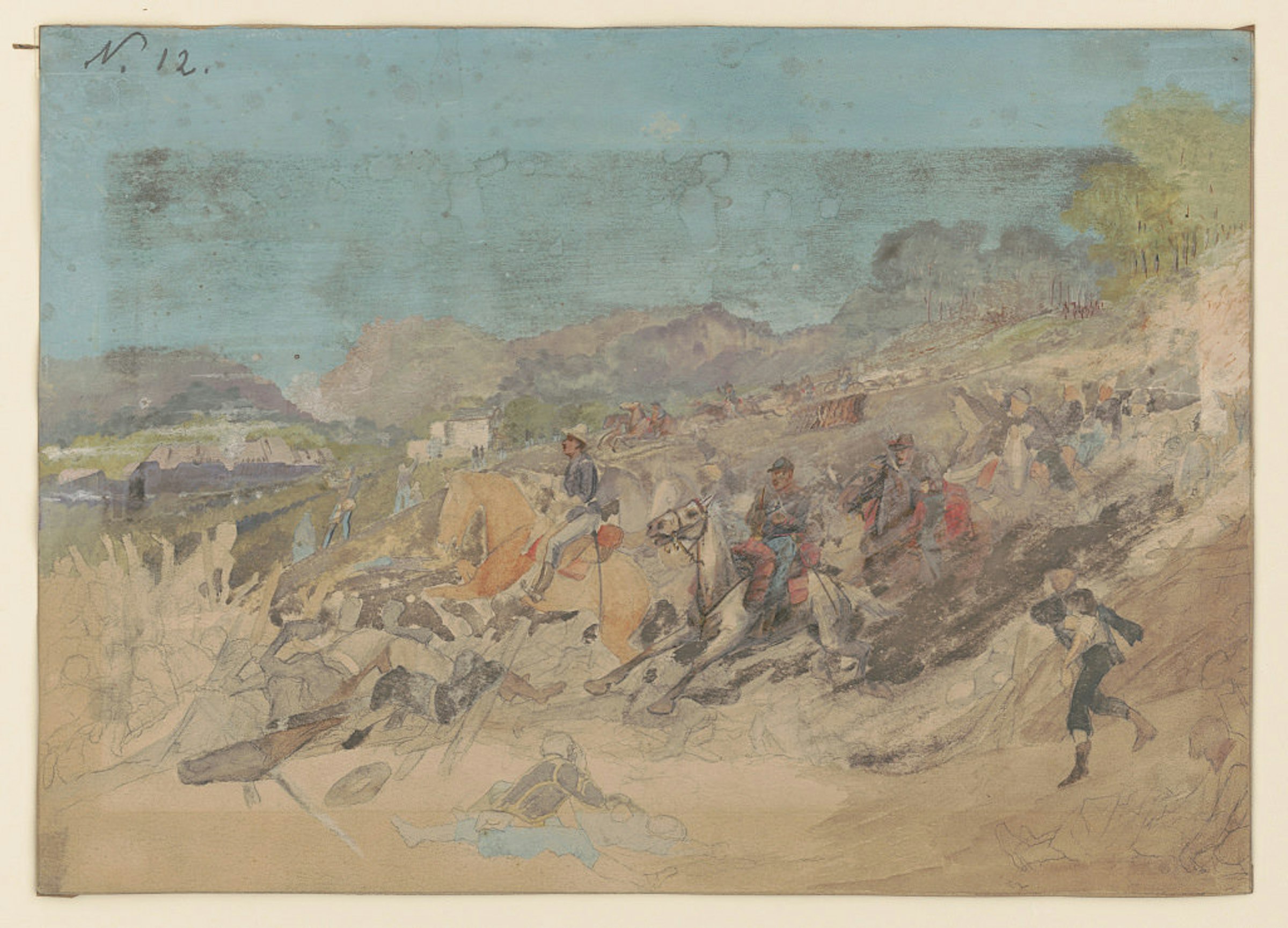Adolph Metzner, "Battle of Peachtree Creek"