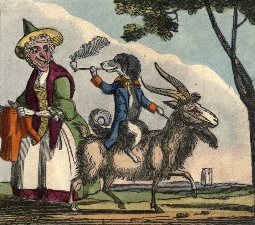 The Comic Adventures of Old Mother Hubbard and her Dog (1819) — The Public  Domain Review