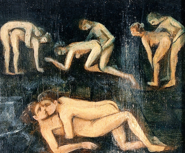 Old Porn Paintings - The Concealed Erotic Paintings of Sommonte (19th Century) â€“ The Public  Domain Review