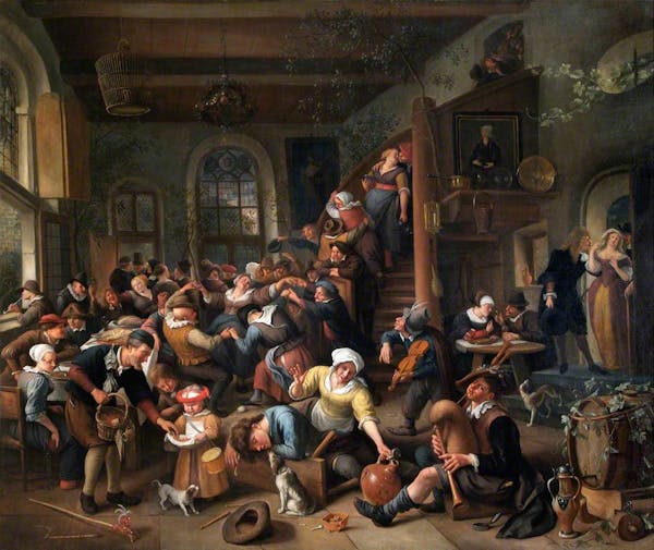 jan steen egg dance peasants