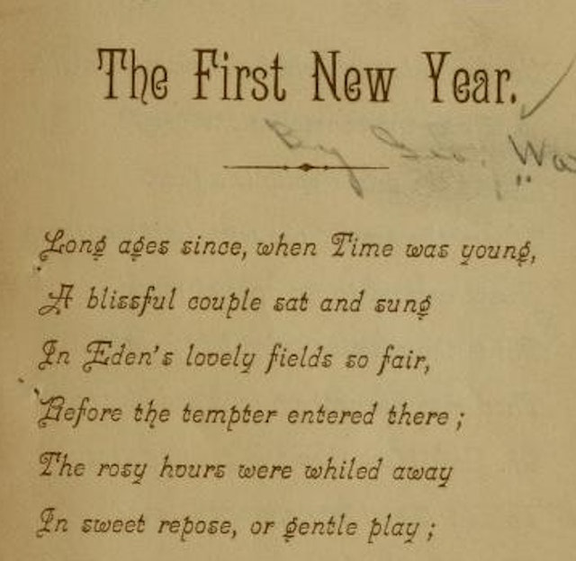 The First New Year (1885)