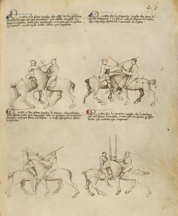 Equestrian Combat with Sword