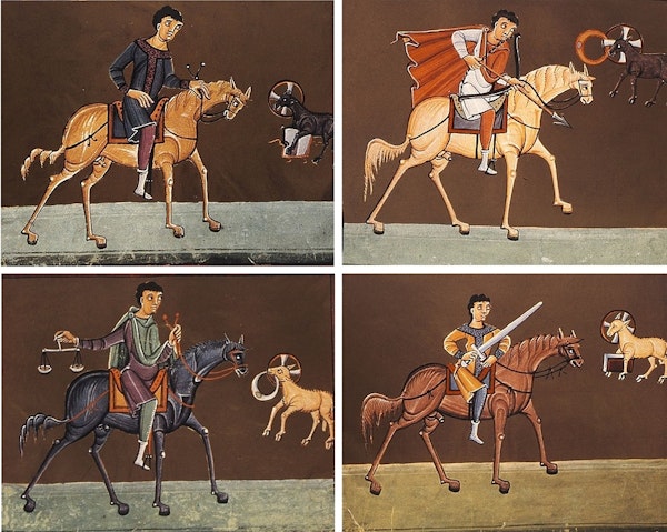 four horsemen symbols