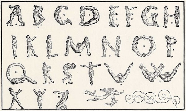 Peter Flötner's Human Alphabet