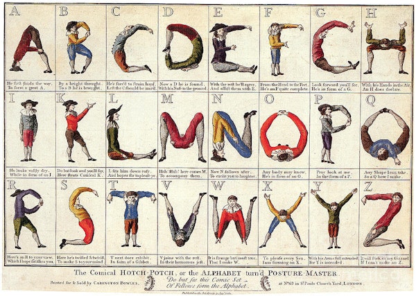Alphabet Lore all Poses of the Letter B 