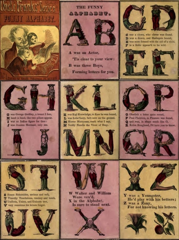 The Human Alphabet – The Public Domain Review