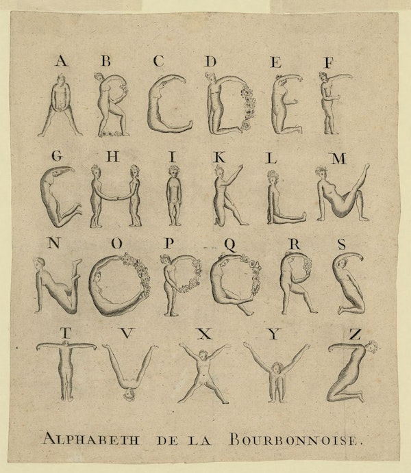 The Human Alphabet The Public Domain Review