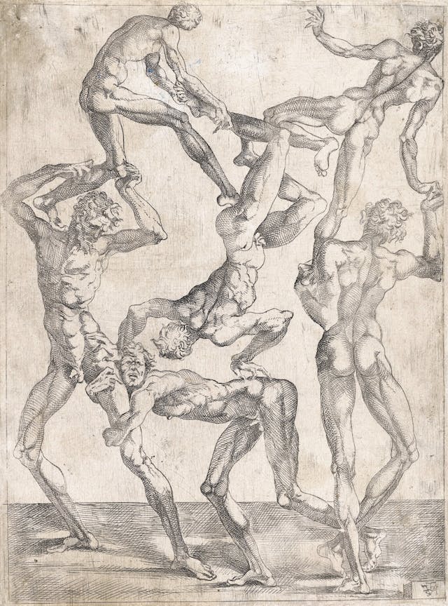 The Human Pyramids of Juste De Juste (ca. 1540)