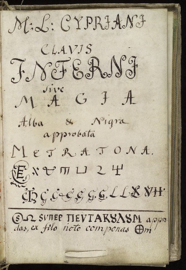 L0036622 Title page, Cyprianus, 18th C