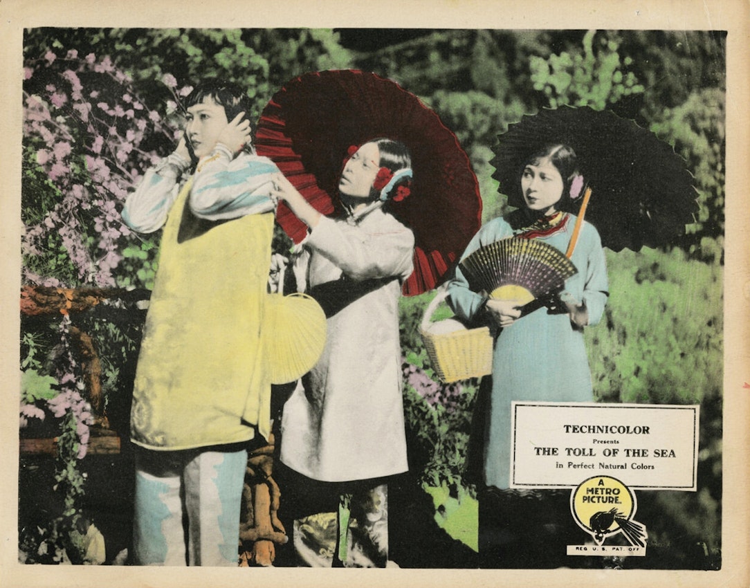Three women in Technicolor