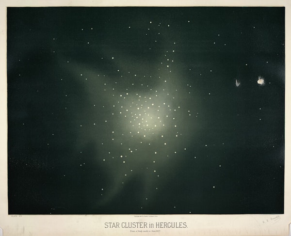 trouvelot Star Cluster in Hercules