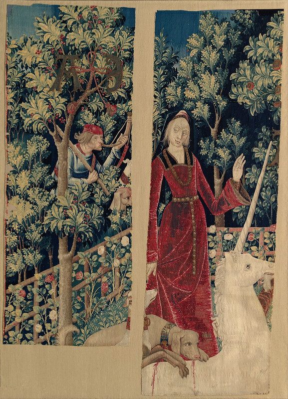 Medieval tapestries such as discount the hunt of the unicorn