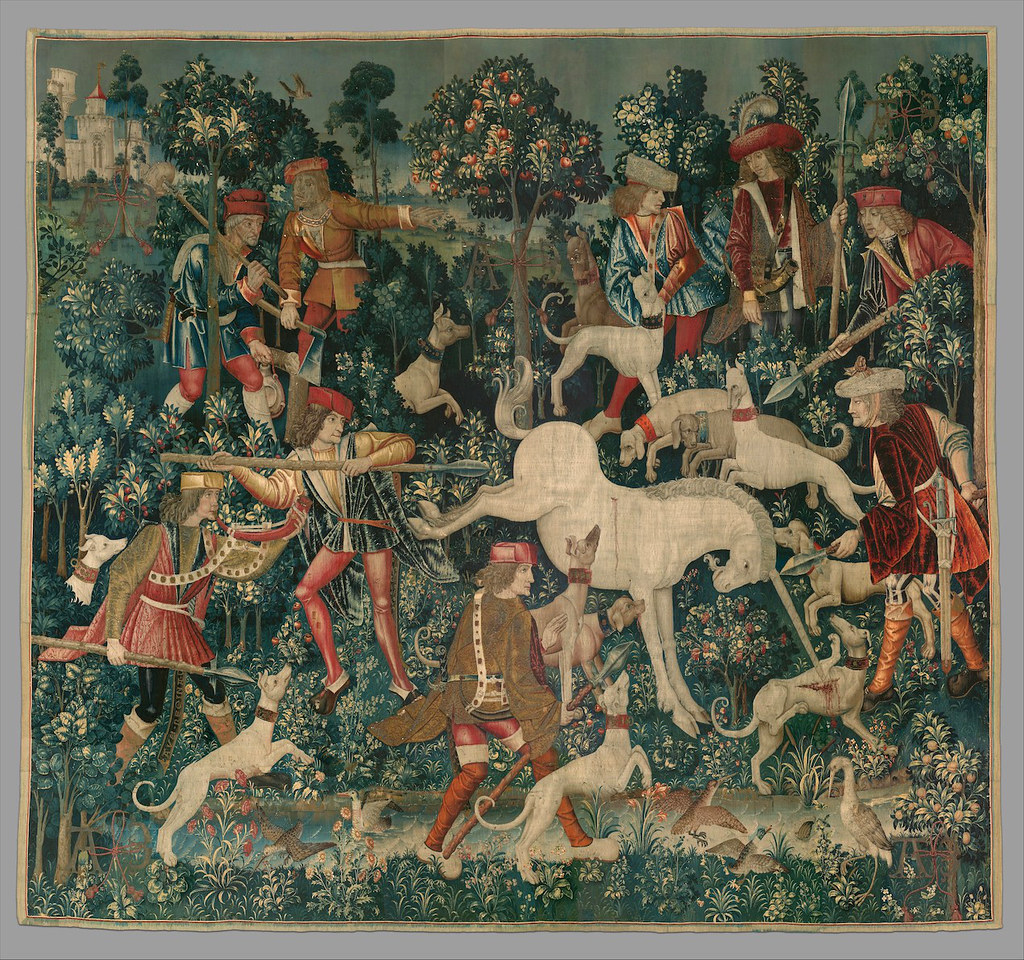 The Unicorn Tapestries 1495 1505 The Public Domain Review