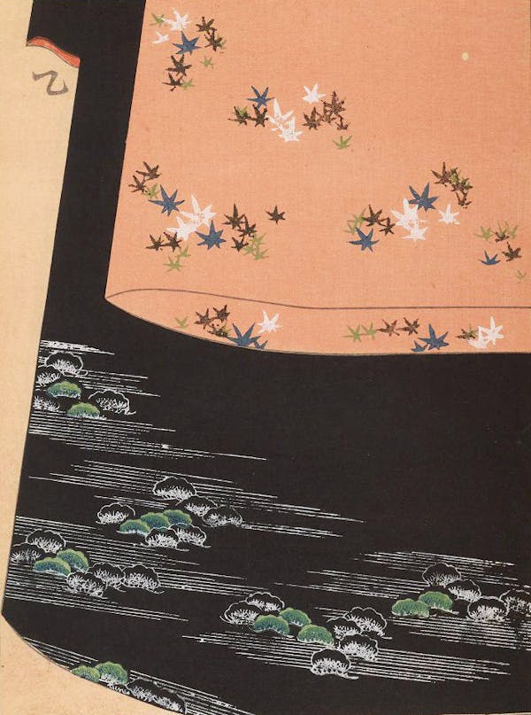 early 20th-century kimono design