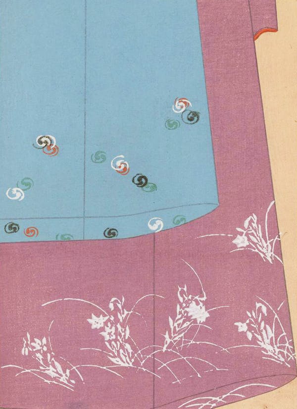 early 20th-century kimono design