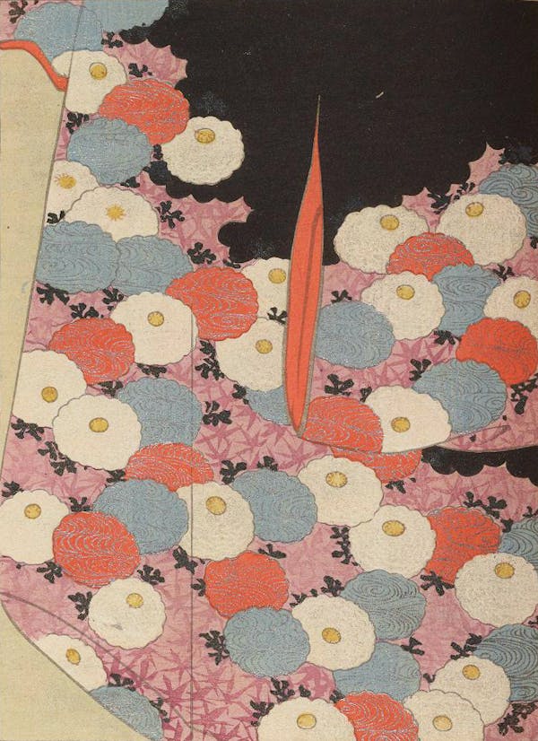 early 20th-century kimono design