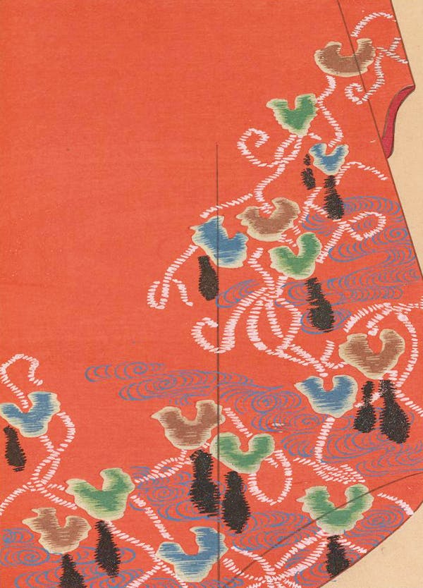 early 20th-century kimono design