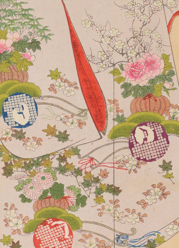 early 20th-century kimono design