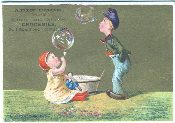 Image of bubble(s) in visual art
