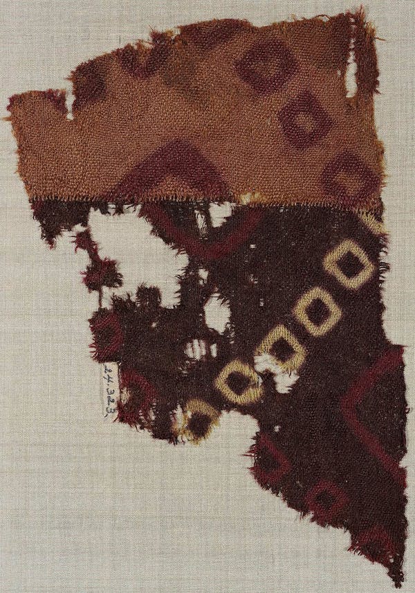 Photograph of tie-dye textile