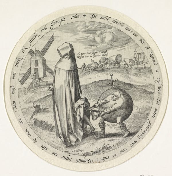 Engraving of proverb