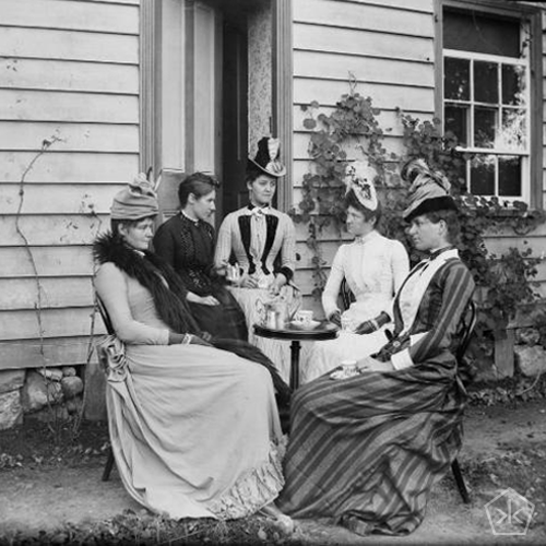 Women having tea in Napier, New Zealand () – The Public Domain Review