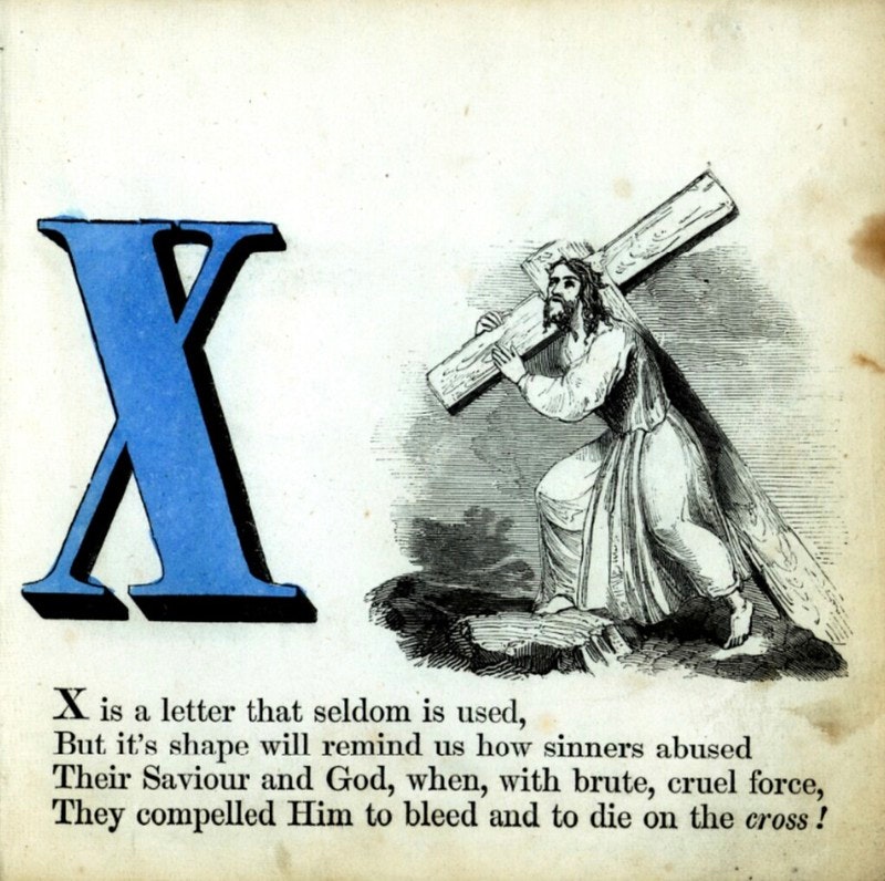 alphabet book letter x