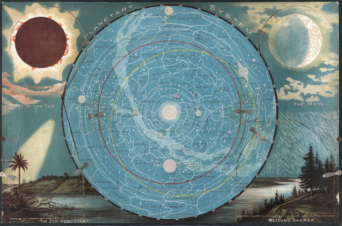 Map of cosmos by Yaggy