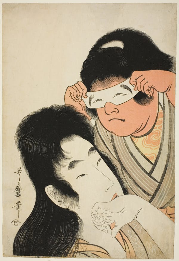 Woodblock print of the demon Yamauba